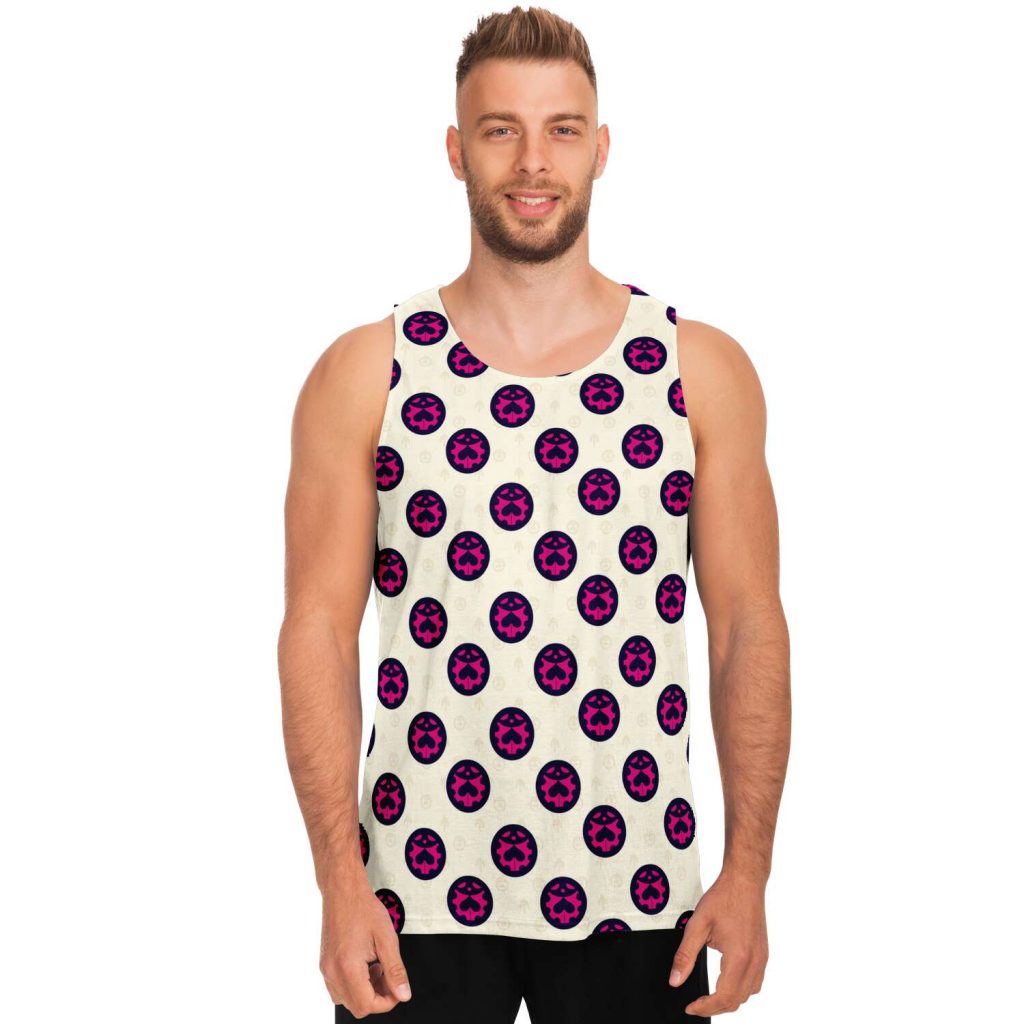 4691b4b87eb65c1a9186f03942cf342e tankTop male front - JJBA Store