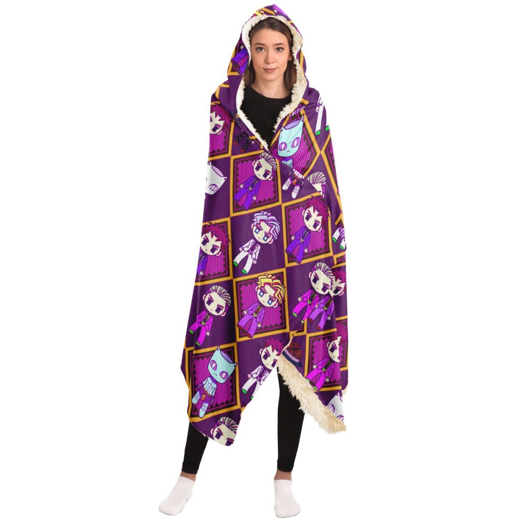 4f222f3d939c516519eba07b067616e2 hoodedBlanket view2 - JJBA Store