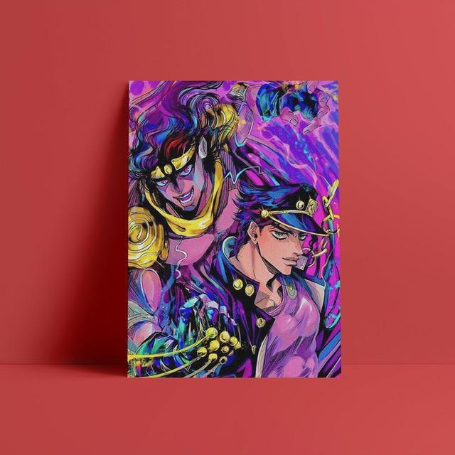 Jotaro Kujo Wall Art – Canvas Decoration Poster – Family Bedroom Decoration  Painting – Jojo Merch