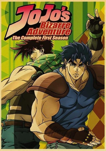 Jojos Bizarre Adventure Jotaro Kujo and Dio 3D Anime Poster