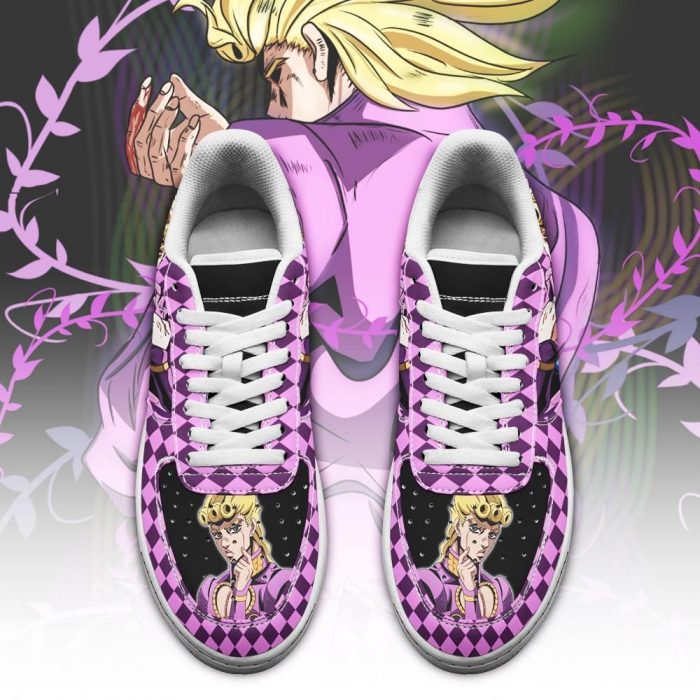 giorno giovanna air force sneakers jojo anime shoes fan gift idea pt06 gearanime 2 - JJBA Store