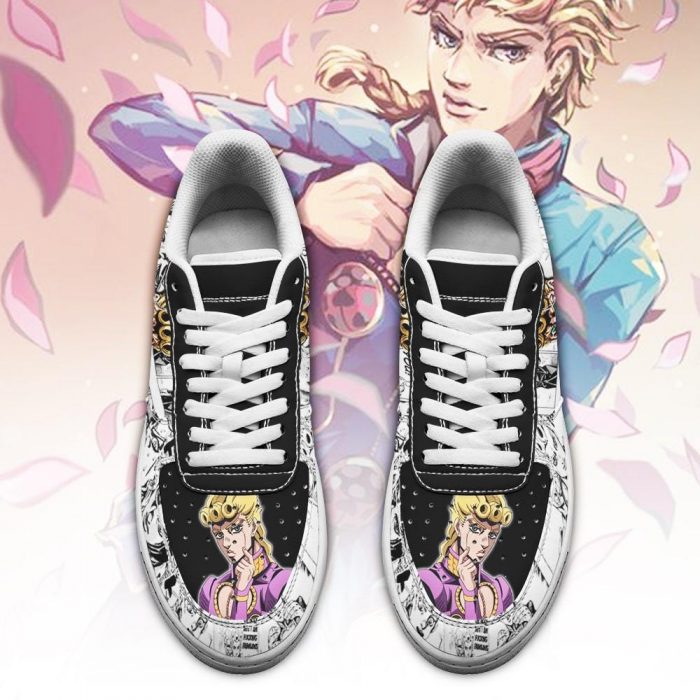 giorno giovanna air force sneakers manga style jojos anime shoes fan gift pt06 gearanime 2 - JJBA Store
