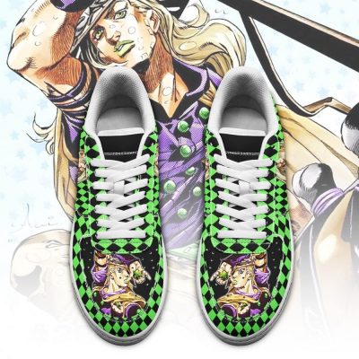 gyro zeppeli air force sneakers custom jojos anime shoes fan gift idea pt06 gearanime 2 - JJBA Store