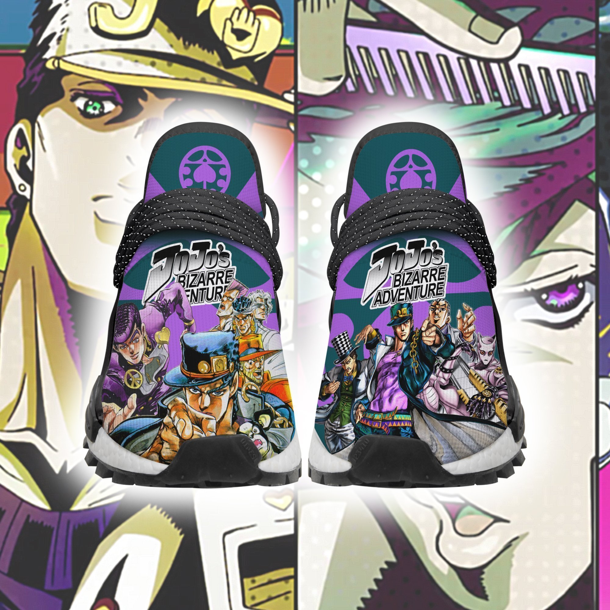 Jojo 39 S Bizarre Adventure Sneakers Josuke Higashikata Anime Air