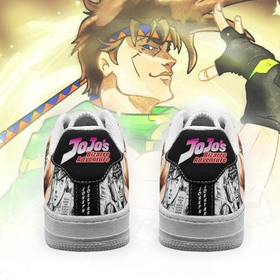 joseph joestar air force sneakers manga style jojos anime shoes fan gift pt06 gearanime 3 - JJBA Store