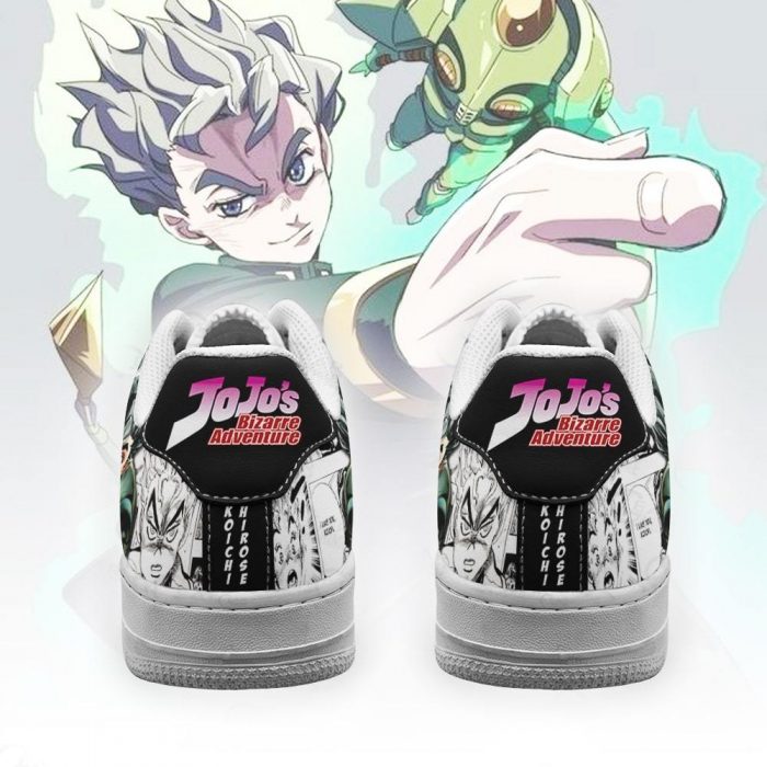 koichi hirose air force sneakers manga style jojos anime shoes fan gift idea pt06 gearanime 3 - JJBA Store