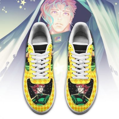 noriaki kakyoin air force sneakers jojo anime shoes fan gift idea pt06 gearanime 2 - JJBA Store
