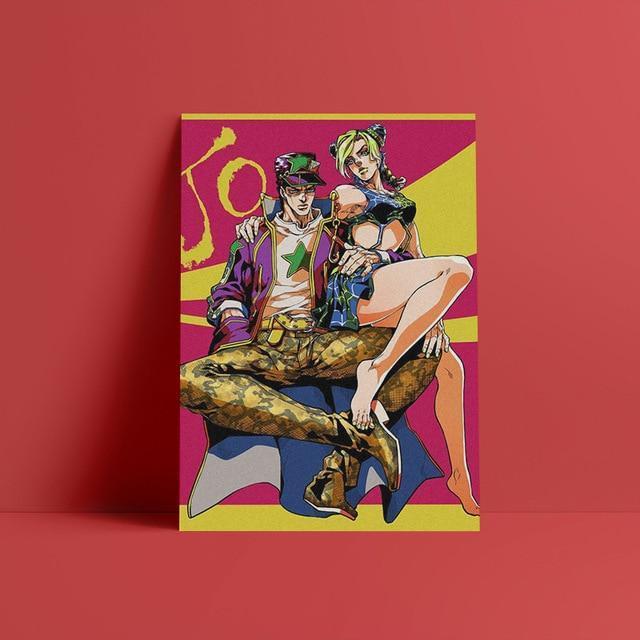 Jotaro Kujo Wall Art – Canvas Decoration Poster – Family Bedroom Decoration  Painting – Jojo Merch