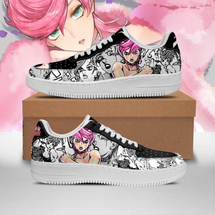 trish una air force sneakers manga style jojos anime shoes fan gift idea pt06 gearanime - JJBA Store