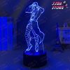 3D Lamp Anime Jojo Bizarre Adventure Risotto Nero For Bedroom Decor Light Birthday Gift Him Jojo Led