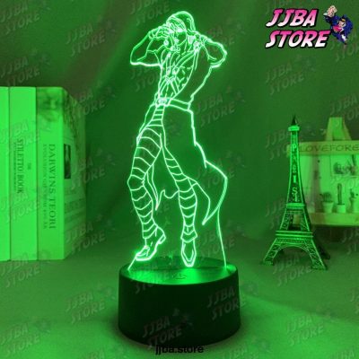 3D Lamp Anime Jojo Bizarre Adventure Risotto Nero For Bedroom Decor Light Birthday Gift Him Jojo Led