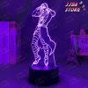 3D Lamp Anime Jojo Bizarre Adventure Risotto Nero For Bedroom Decor Light Birthday Gift Him Jojo Led