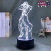 3D Lamp Anime Jojo Bizarre Adventure Risotto Nero For Bedroom Decor Light Birthday Gift Him Jojo Led