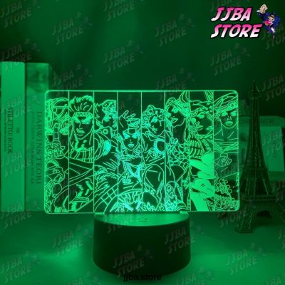 3D Led Light Anime Jojo Bizarre Adventure Group For Bedroom Decor Birthday Gift Him Jojo Lamp Manga