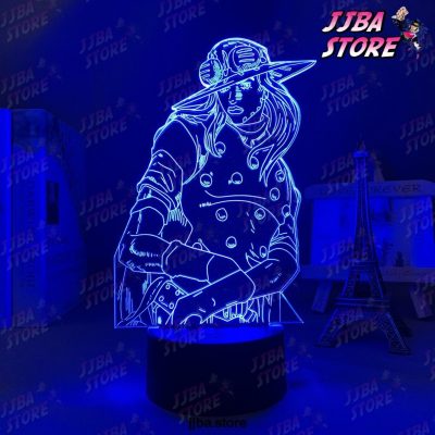 3D Light Anime Jojo Bizarre Adventure Gyro Zeppeli For Bedroom Decor Birthday Gift Him Jojo Led Lamp