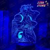 Anime 3D Lamp Jojo Bizarre Adventure Figure For Bedroom Decor Light Birthday Gift Manga Jojo Led