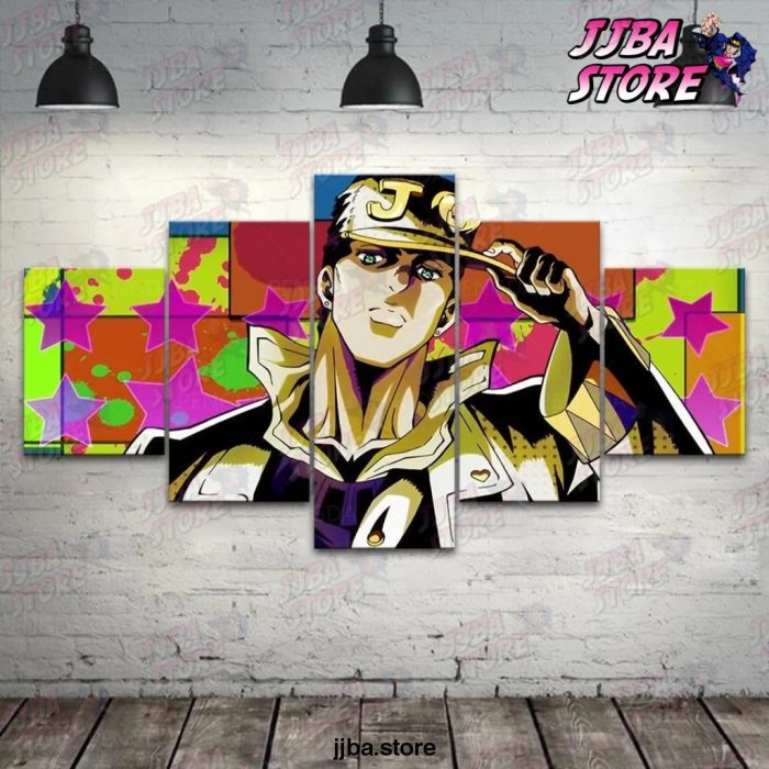 Abstract oil painting of dio brando