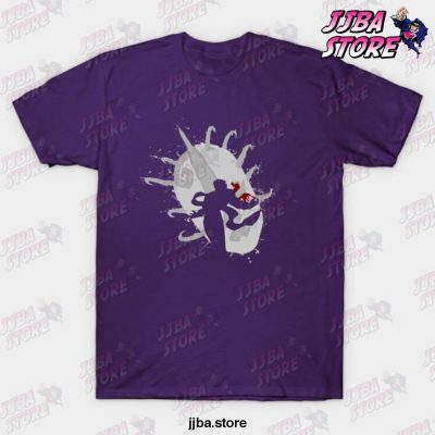 Dio Brando Mask T-Shirt Purple / S