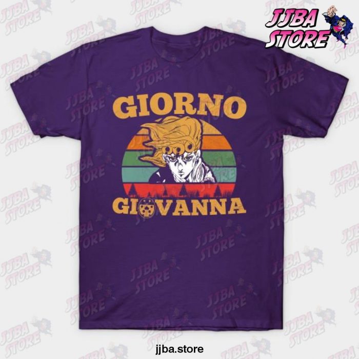 Giorno Giovanna Vintage T-Shirt Purple / S