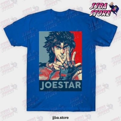 Jjba Joseph Joestar T-Shirt Blue / S