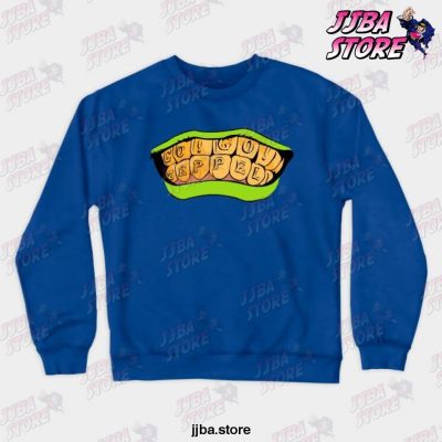 Jojos Bizarre Adventure - Heroes Crewneck Sweatshirt Blue / S