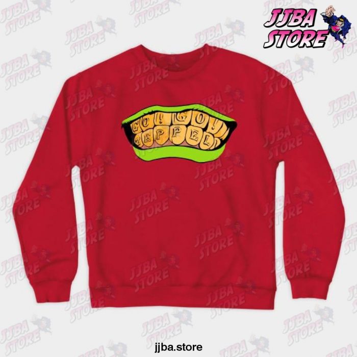 Jojos Bizarre Adventure - Heroes Crewneck Sweatshirt Red / S