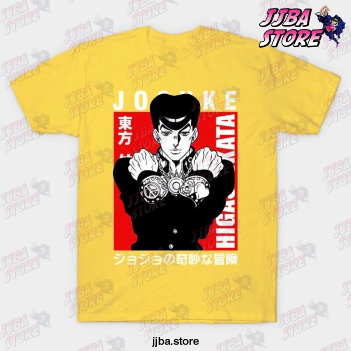Josuke Higashikata T-Shirt Yellow / S