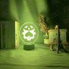 Manga Jojos Bizarre Adventure Logo Design Led Night Light Touch Sensor Colorful Nightlight For Kids