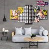 Modular Canvas 5Pcs Paintings Home Decor Pictures Jojo Bizarre Adventure Modern Printed Posters For