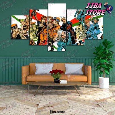 Modular Hd Prints Japan Anime Cool Jojo Bizarre Pictures Paintings Home Decor Canvas Poster Wall