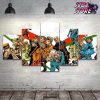 Modular Hd Prints Japan Anime Cool Jojo Bizarre Pictures Paintings Home Decor Canvas Poster Wall