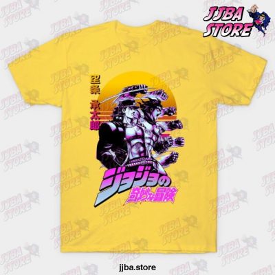 New Design Jotaro Kujo T-Shirt Yellow / S