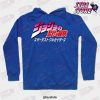 New Fashion Jjba Hoodie Blue / S