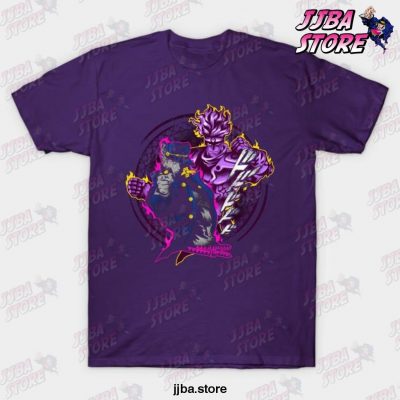 Plantinum Jotaro T-Shirt Purple / S