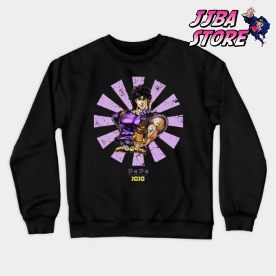 Jojo Bizarre Retro Japanese Sweatshirt Black / S