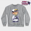 Jojos Chibi Jotaro Sweatshirt Gray / S