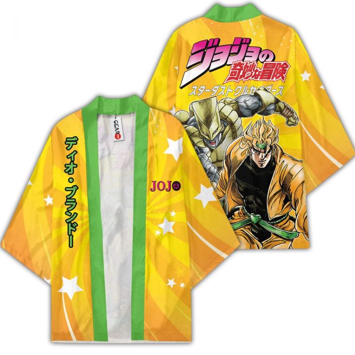 Dio Brando Kimono Shirts Anime JJBAs Merch Clothes