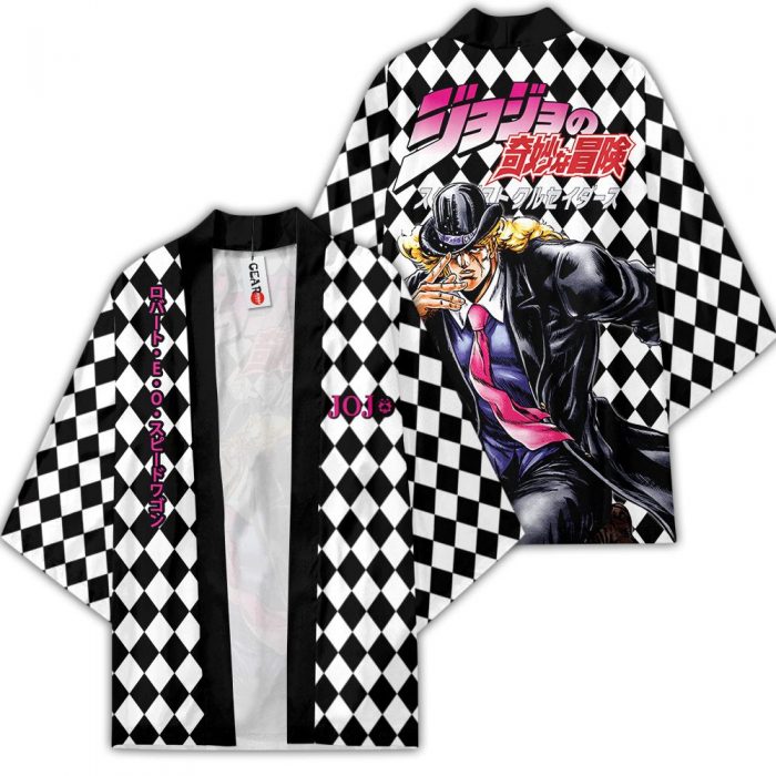 Robert Speedwagon Kimono Shirts Custom Anime JJBAs Merch Clothes