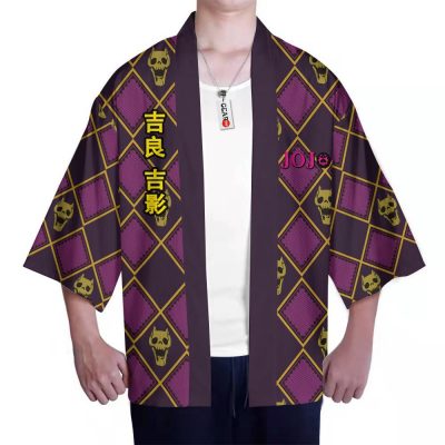Yoshikage Kira Kimono Shirts Custom Anime JJBAs Merch Clothes