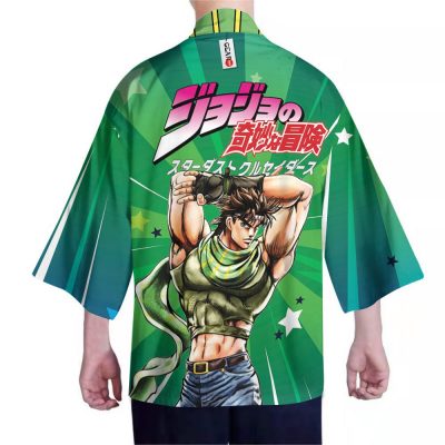 Joseph Joestar Kimono Shirts Anime JJBAs Merch Clothes