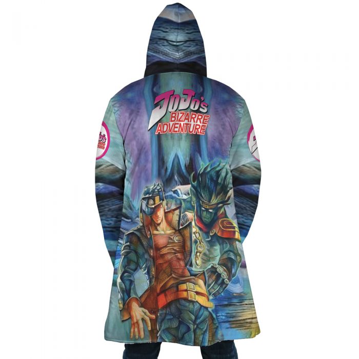 Trippy Jotaro Kujo Star Platinum Jojo’s Bizarre Adventure Dream Cloak Coat