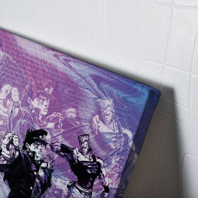 Trippy Lucid Stardust Crusaders Jojo’s Bizarre Adventure Canvas Print Wall Art