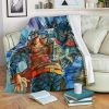 Jotaro Kujo Star Platinum Jojo's Bizarre Adventure Blanket