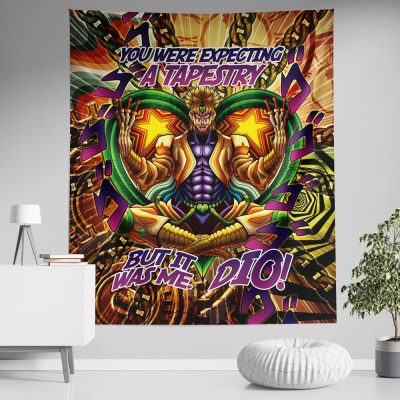 Trippy Medidating Dio It Was Me JoJo's Bizarre Adventure Tapestry