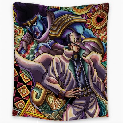 Trippy Jotaro Kujo JoJo's Bizarre Adventure Tapestry