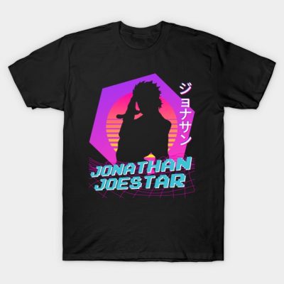 Jonathan Joestar Vaporwave T-Shirt Official Cow Anime Merch