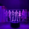 Anime Led Light JoJo s Bizarre Adventure for Kids Bedroom Decoration Nightlight Birthday Gift Room Decor 3 - JJBA Store