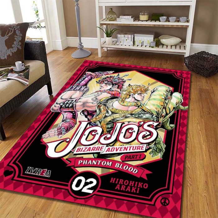 Jojo s Bizarre Adventure Area Rug JOJO Carpet Anime Rug Holiday Gifts Rugs For Living Room 1 - JJBA Store