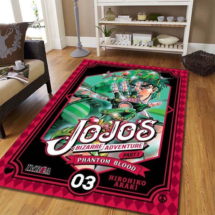 Jojo s Bizarre Adventure Area Rug JOJO Carpet Anime Rug Holiday Gifts Rugs For Living Room 12 - JJBA Store