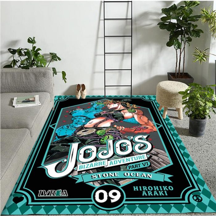 Jojo s Bizarre Adventure Area Rug JOJO Carpet Anime Rug Holiday Gifts Rugs For Living Room 18 - JJBA Store